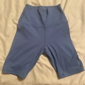Athleta Women’s Transcend 7’’ Bike Short Blue Size XXS Hidden Pocket